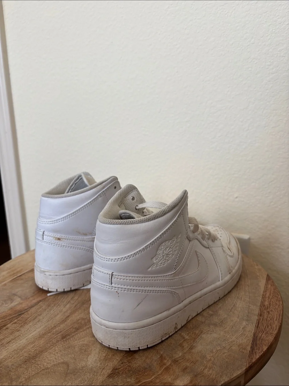 Jordan White High-Top Sneakers